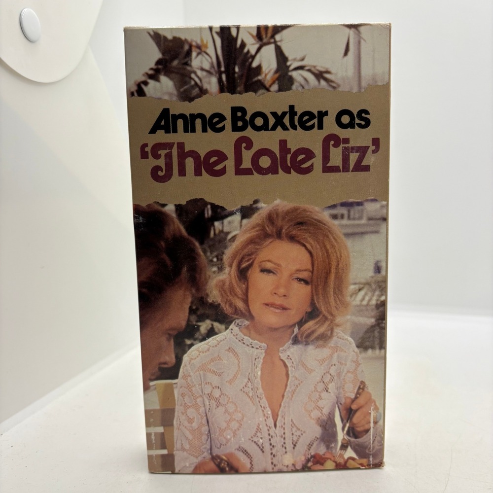 The Late Liz VHS Anne Baxter Jack Albertson Vanguard Video Drama Movie 1971